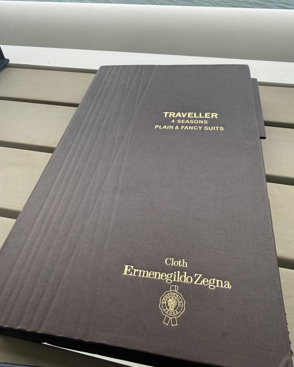 Ermenegildo Zegna Traveller four-season cloth book